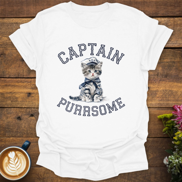 Captain Purrsome T-Shirt