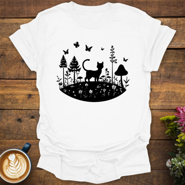 Cat in Forest T-Shirt