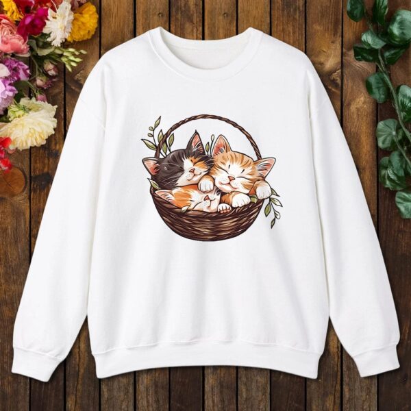 Cat in Basket Sweatshirt
