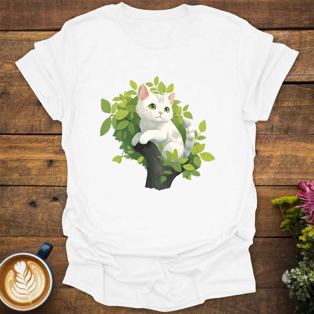 Cat in Tree T-Shirt - Image 3