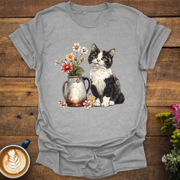 Cat Rustic Milk T-Shirt