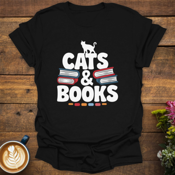 Cats & Books T-Shirt