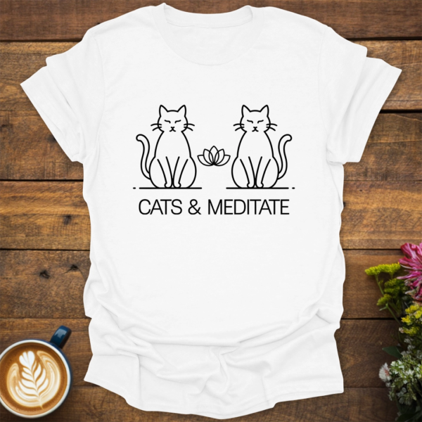 Cats & Meditate T-Shirt