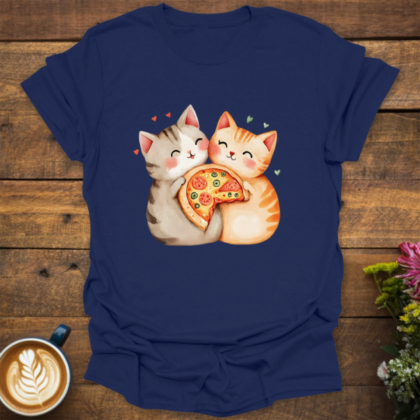 Cats and Pizza T-Shirt