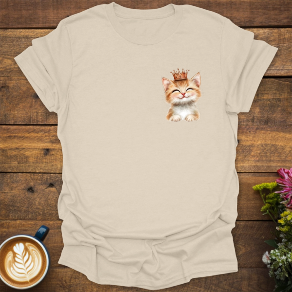 Crown Kitty Pocket T-Shirt