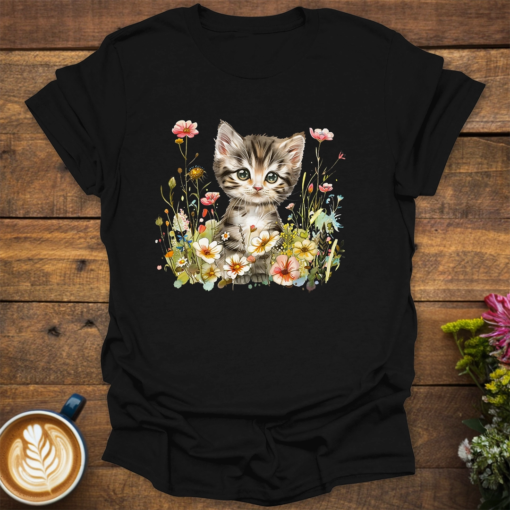 GardenKittenBlackT-Shirt_c17c2533-331b-415b-b668-49c2115c3ad4