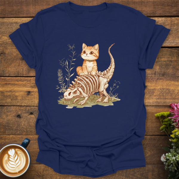 Ginger Cat Dinosaur T-Shirt