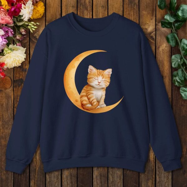 Ginger Cat Moon Sweatshirt