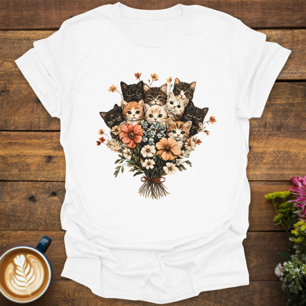 Kitty Bouquet T-Shirt