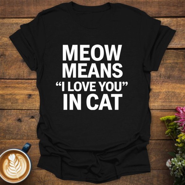 Meow Meaning T-Shirt