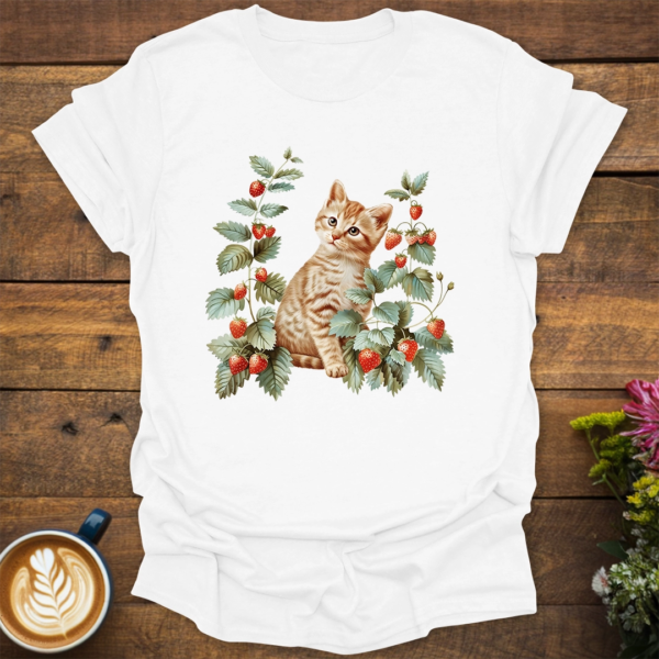 Strawberry Cat T-Shirt