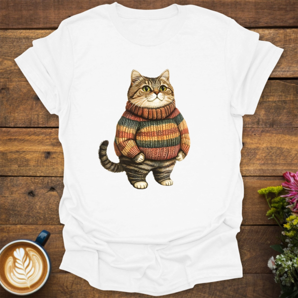 Sweater Tabby Cat T-Shirt