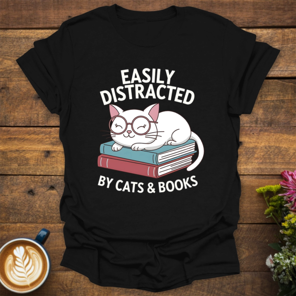 Cats & Books T-Shirt